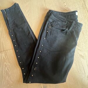 Black Studded Skinny Jeans